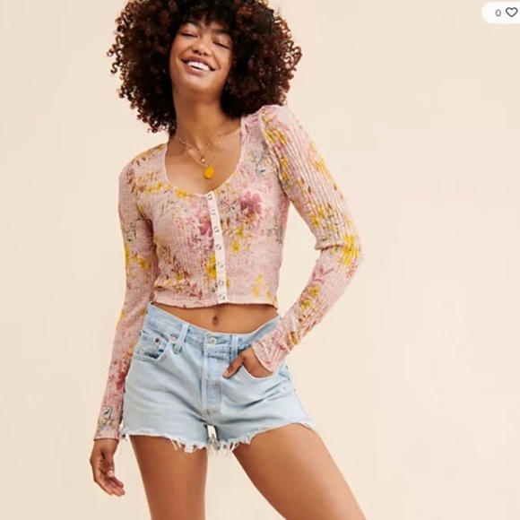 Free People Angelina Lace Top BNWT - Picture 7 of 14